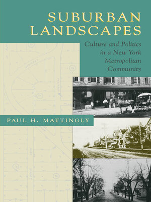 cover image of Suburban Landscapes